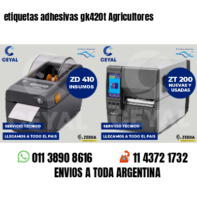 etiquetas adhesivas gk420t Agricultores