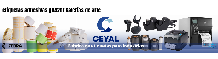 etiquetas adhesivas gk420t Galerías de arte