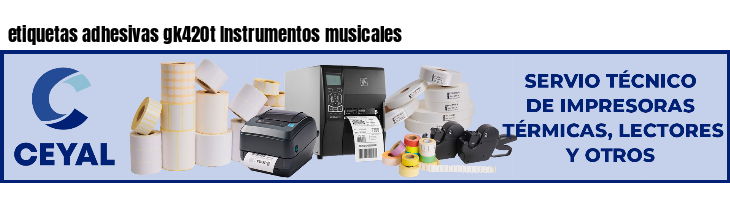 etiquetas adhesivas gk420t Instrumentos musicales