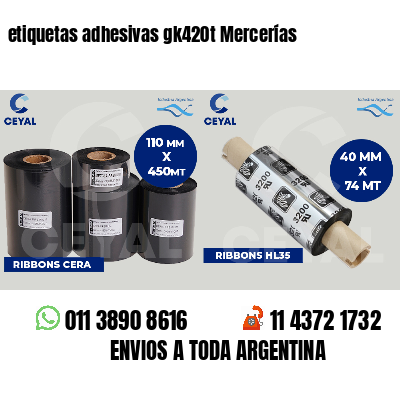 etiquetas adhesivas gk420t Mercerías