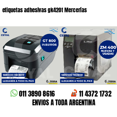 etiquetas adhesivas gk420t Mercerías