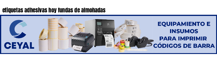 etiquetas adhesivas hoy fundas de almohadas