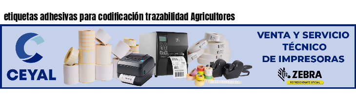 etiquetas adhesivas para codificación trazabilidad Agricultores