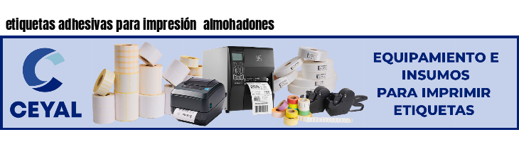 etiquetas adhesivas para impresión  almohadones