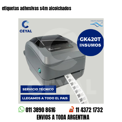 etiquetas adhesivas s4m alcolchados