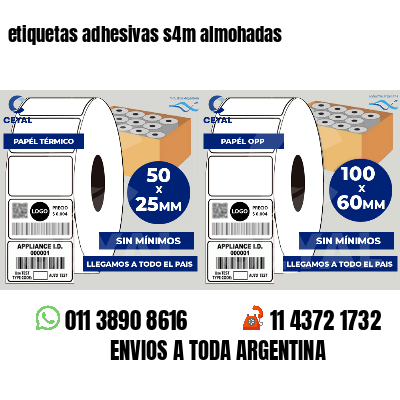 etiquetas adhesivas s4m almohadas