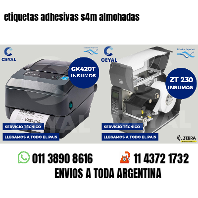 etiquetas adhesivas s4m almohadas