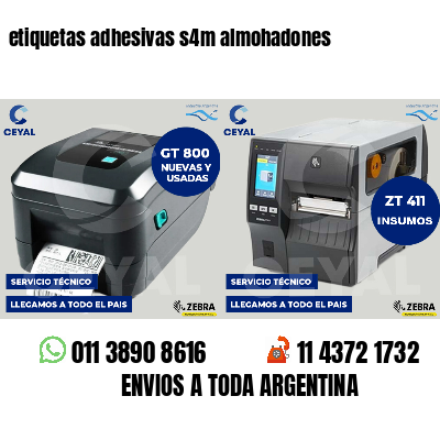 etiquetas adhesivas s4m almohadones