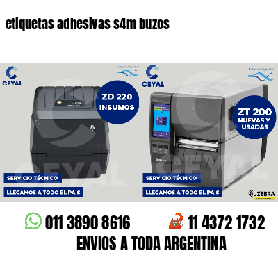 etiquetas adhesivas s4m buzos