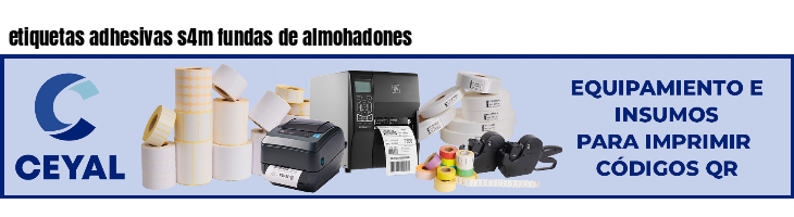 etiquetas adhesivas s4m fundas de almohadones