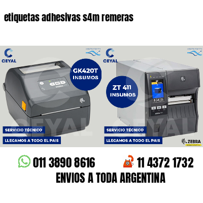 etiquetas adhesivas s4m remeras