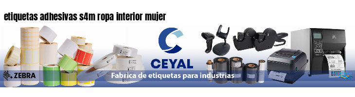 etiquetas adhesivas s4m ropa interior mujer