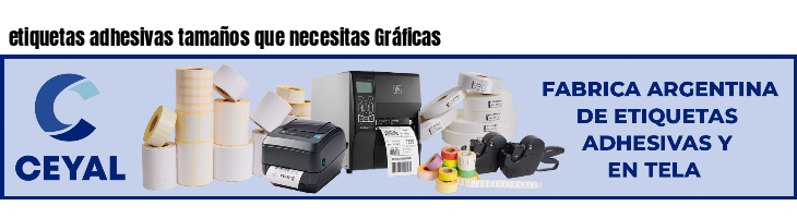 etiquetas adhesivas tamaños que necesitas Gráficas