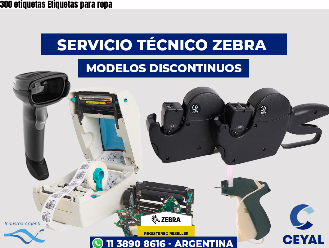 300 etiquetas Etiquetas para ropa