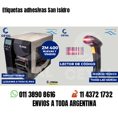 Etiquetas adhesivas San Isidro