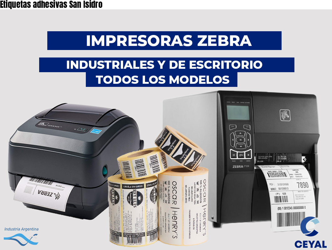 Etiquetas adhesivas San Isidro