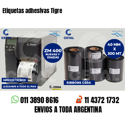 Etiquetas adhesivas Tigre