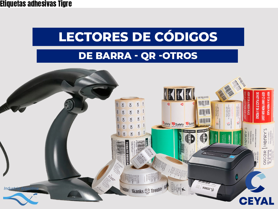 Etiquetas adhesivas Tigre