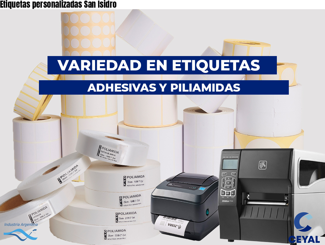 Etiquetas personalizadas San Isidro