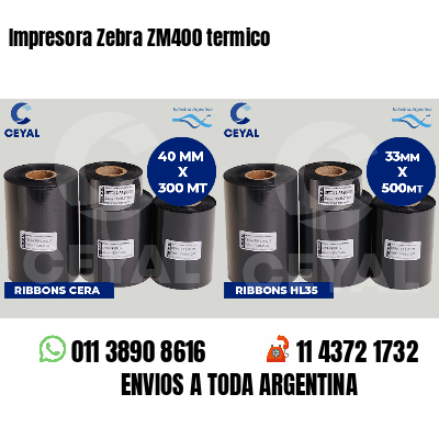Impresora Zebra ZM400 termico
