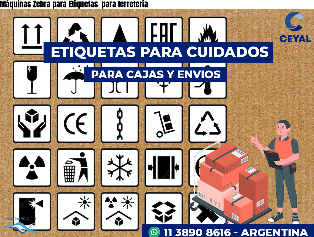 Máquinas Zebra para Etiquetas  para ferretería