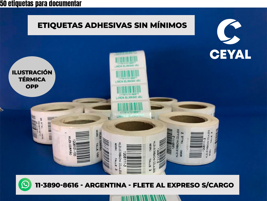 50 etiquetas para documentar