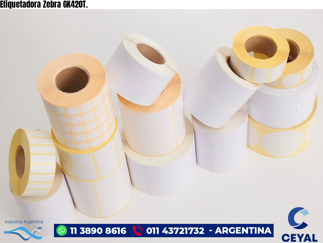 Etiquetadora Zebra GK420T.