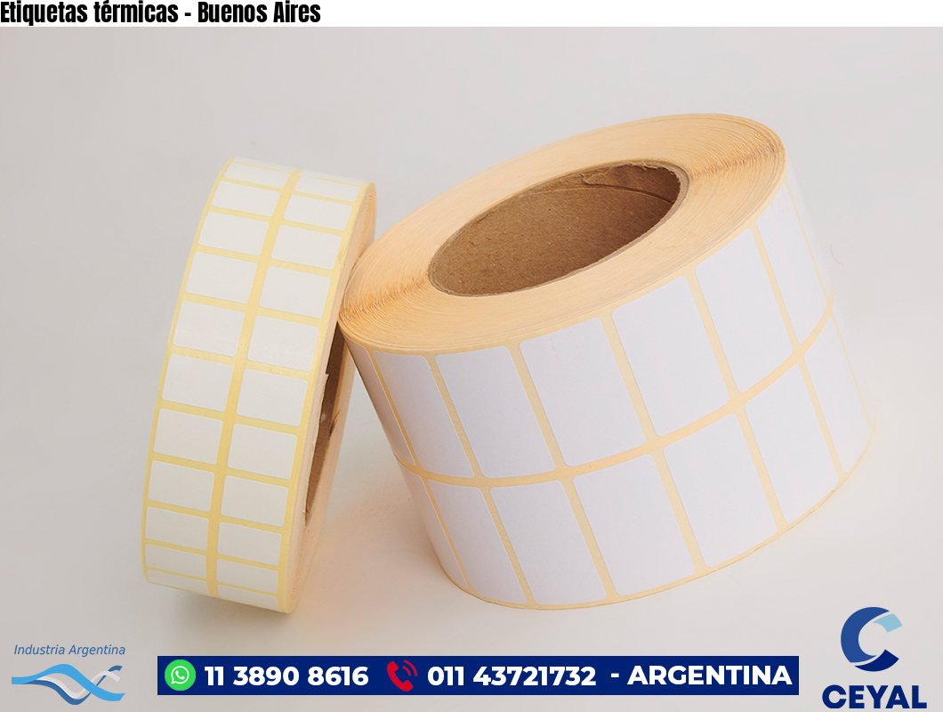 Etiquetas térmicas - Buenos Aires