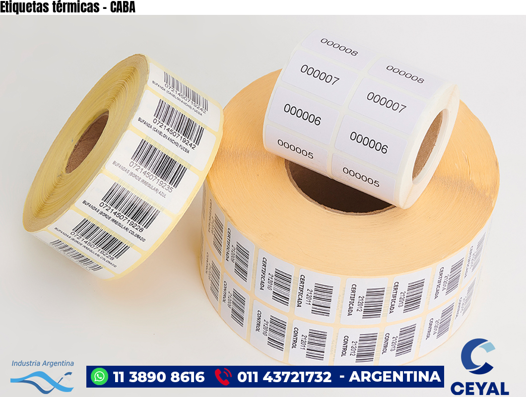 Etiquetas térmicas – CABA
