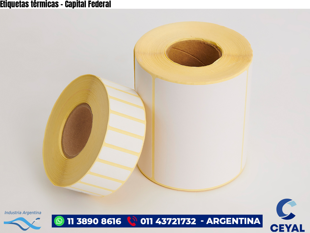 Etiquetas térmicas - Capital Federal