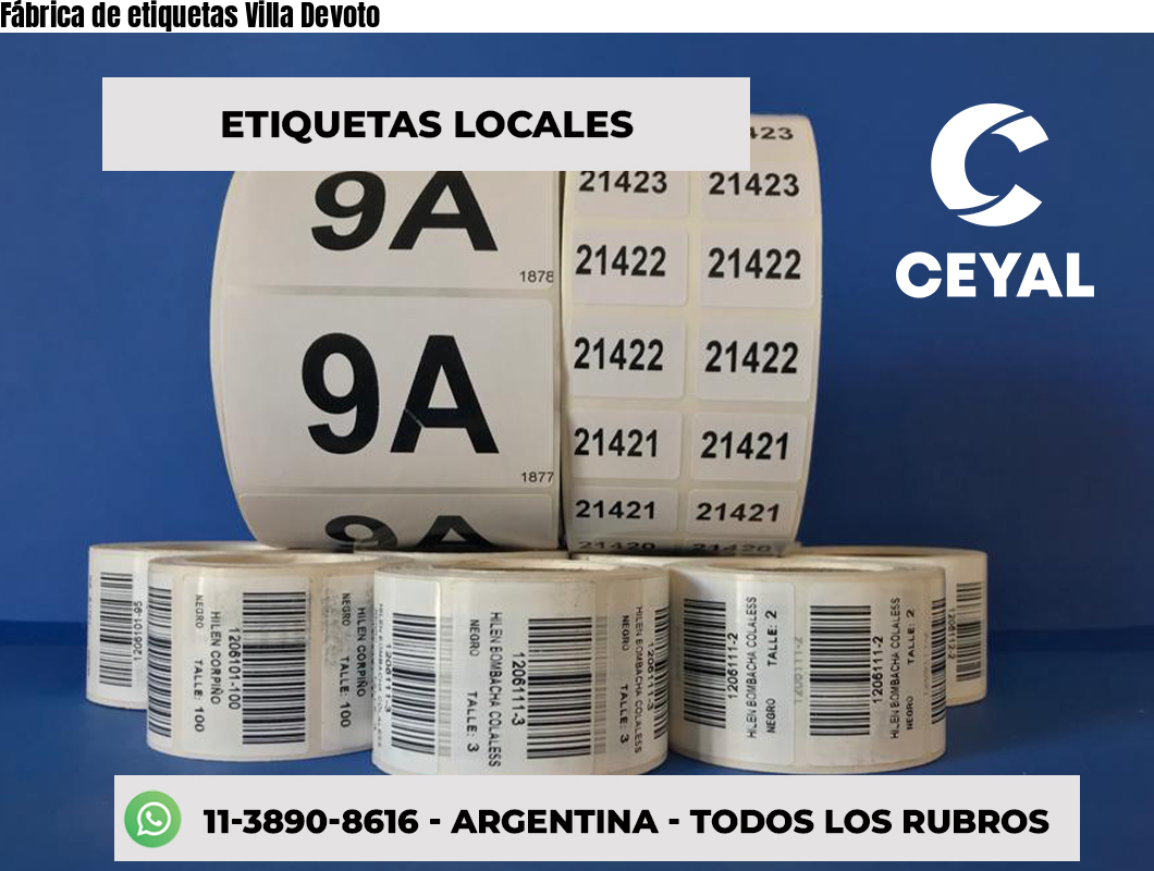 Fábrica de etiquetas Villa Devoto