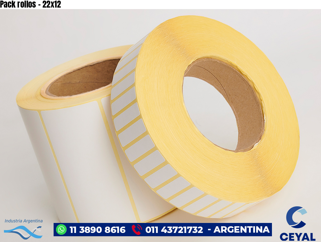 Pack rollos - 22x12
