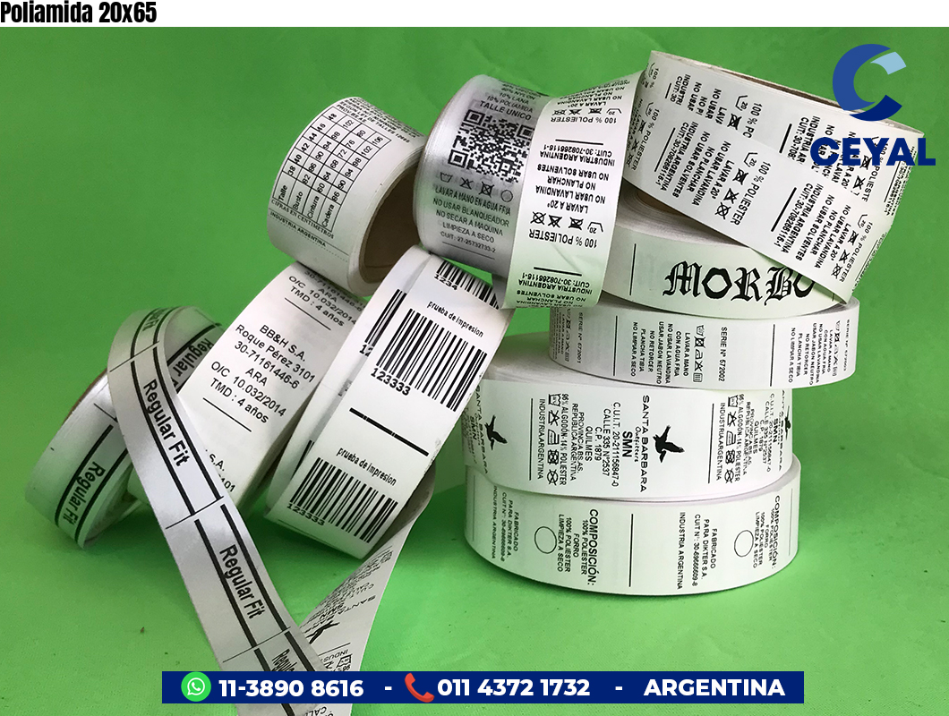 Poliamida 20x65