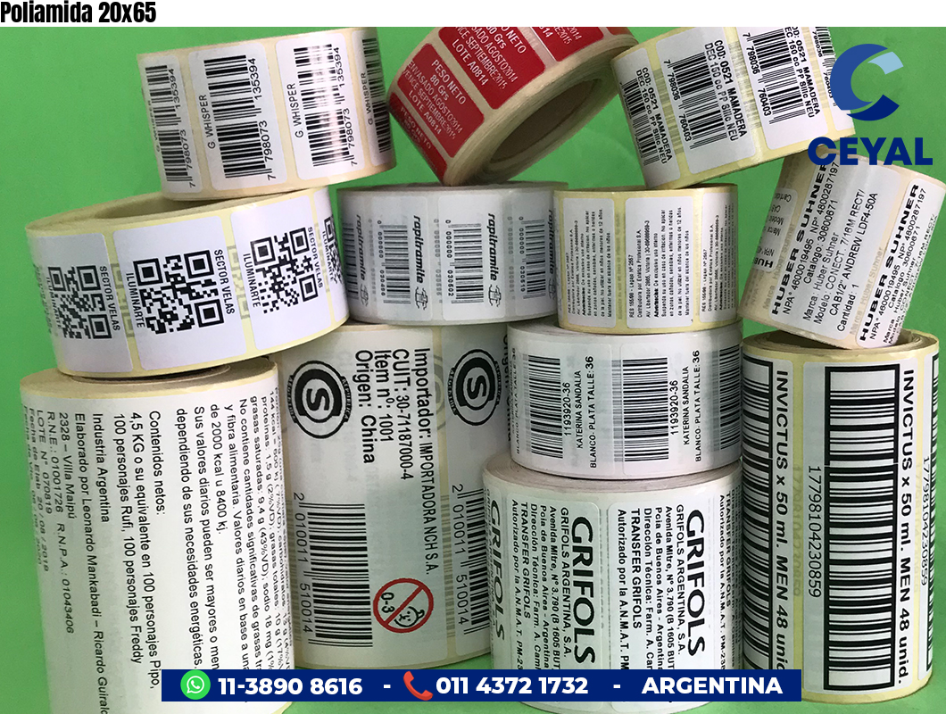 Poliamida 20x65