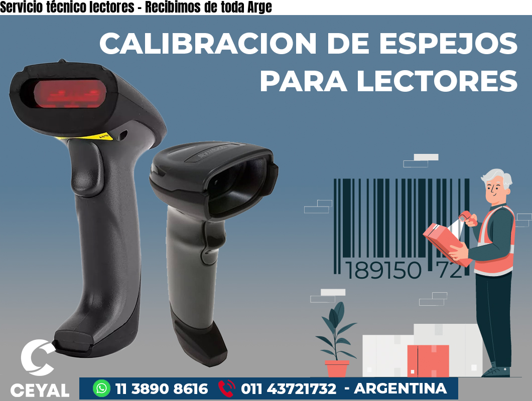 Servicio técnico lectores – Recibimos de toda Arge
