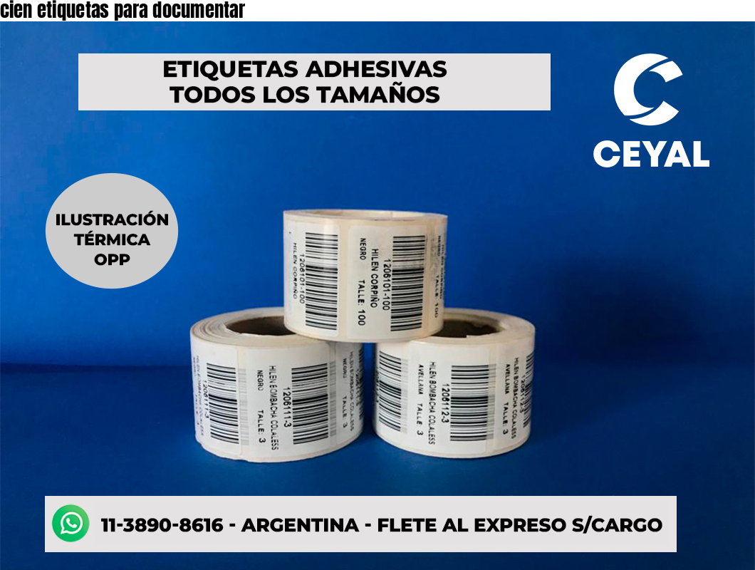 cien etiquetas para documentar