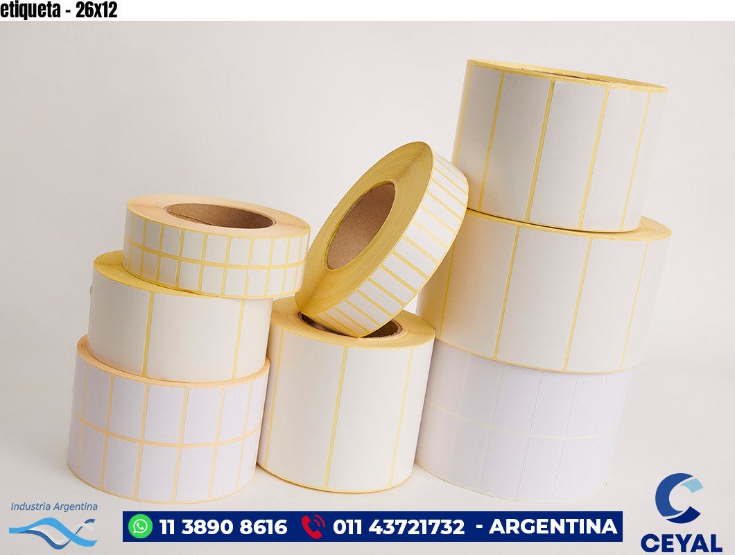etiqueta - 26x12