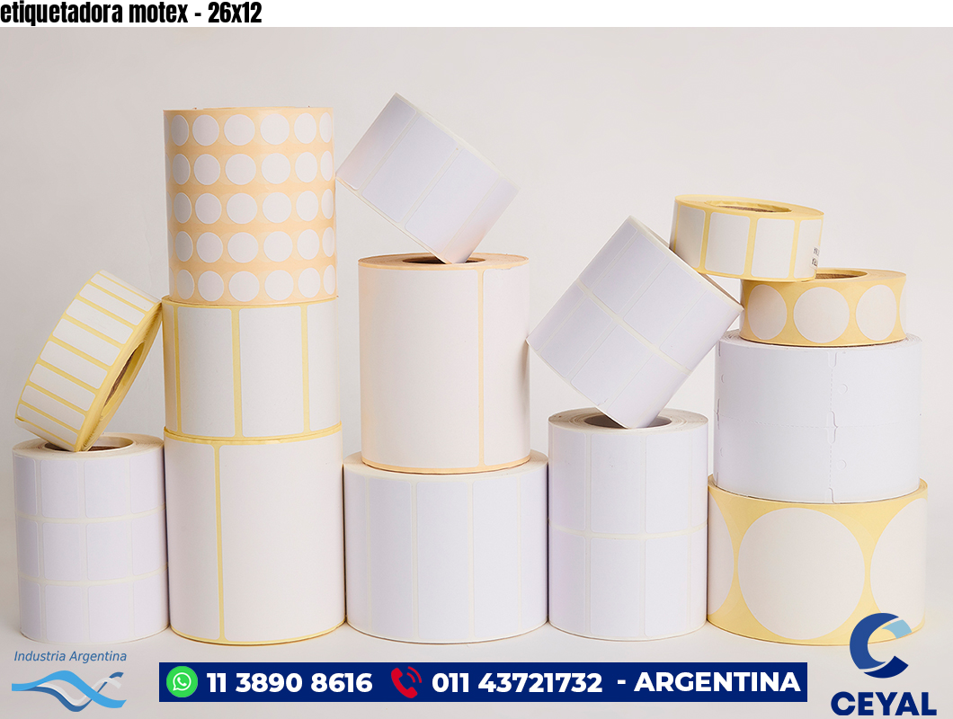 etiquetadora motex - 26x12
