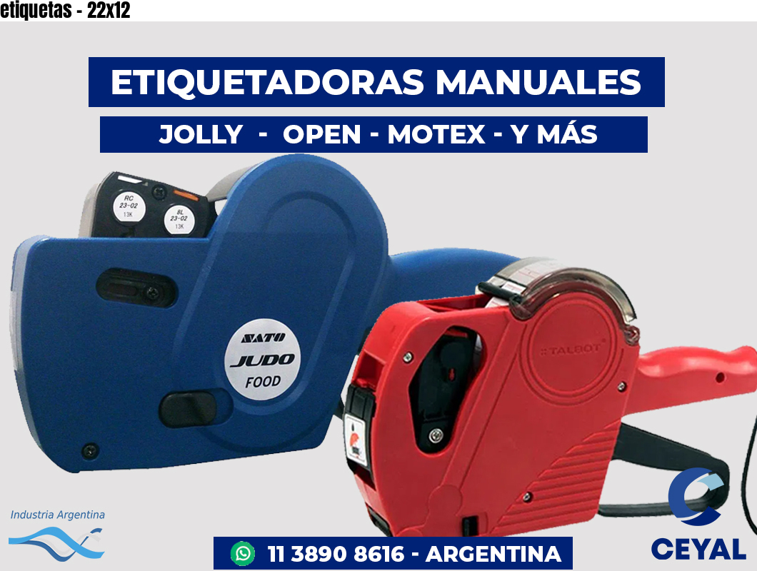 etiquetas - 22x12