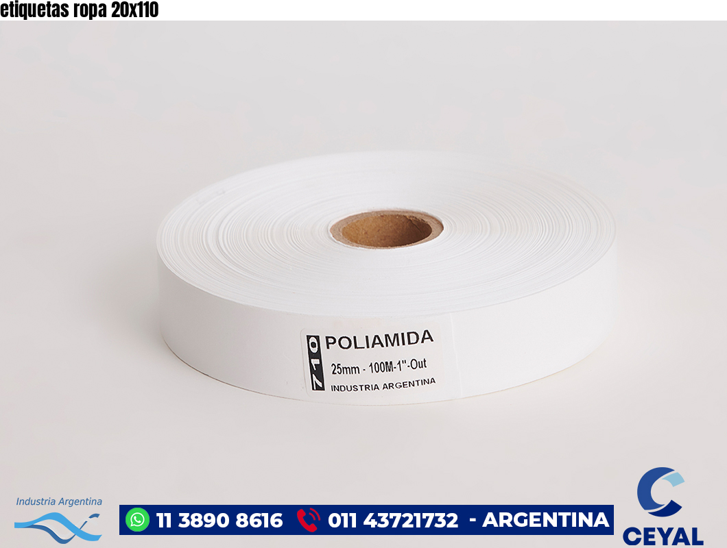 etiquetas ropa 20×110