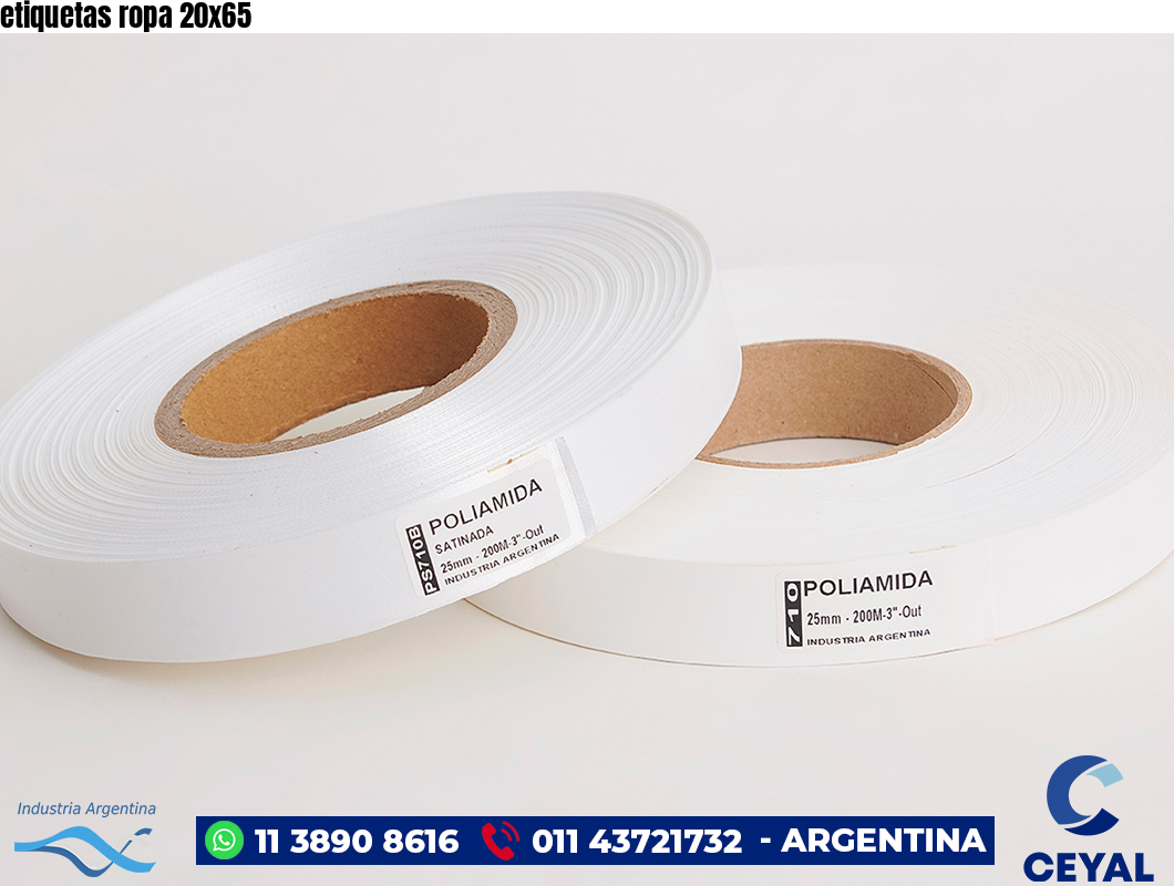 etiquetas ropa 20×65