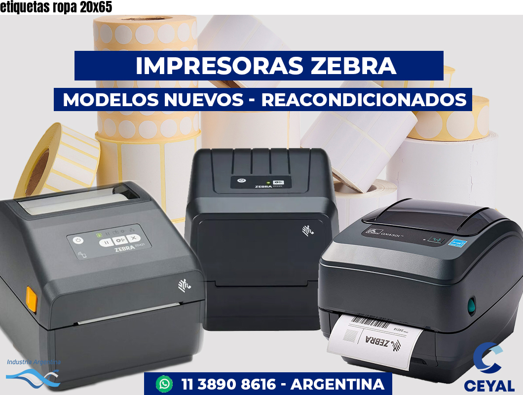 etiquetas ropa 20x65