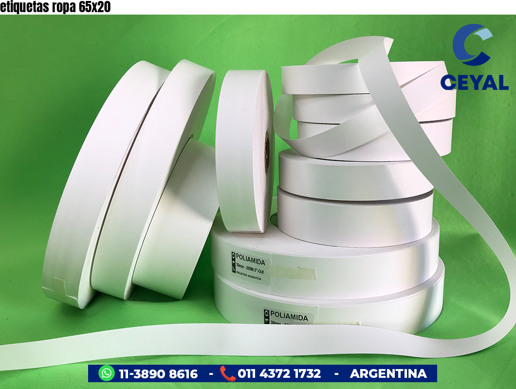 etiquetas ropa 65×20