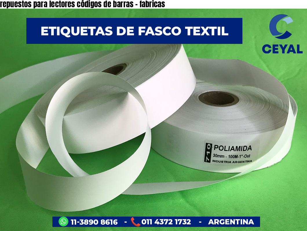 repuestos para lectores códigos de barras - fabricas