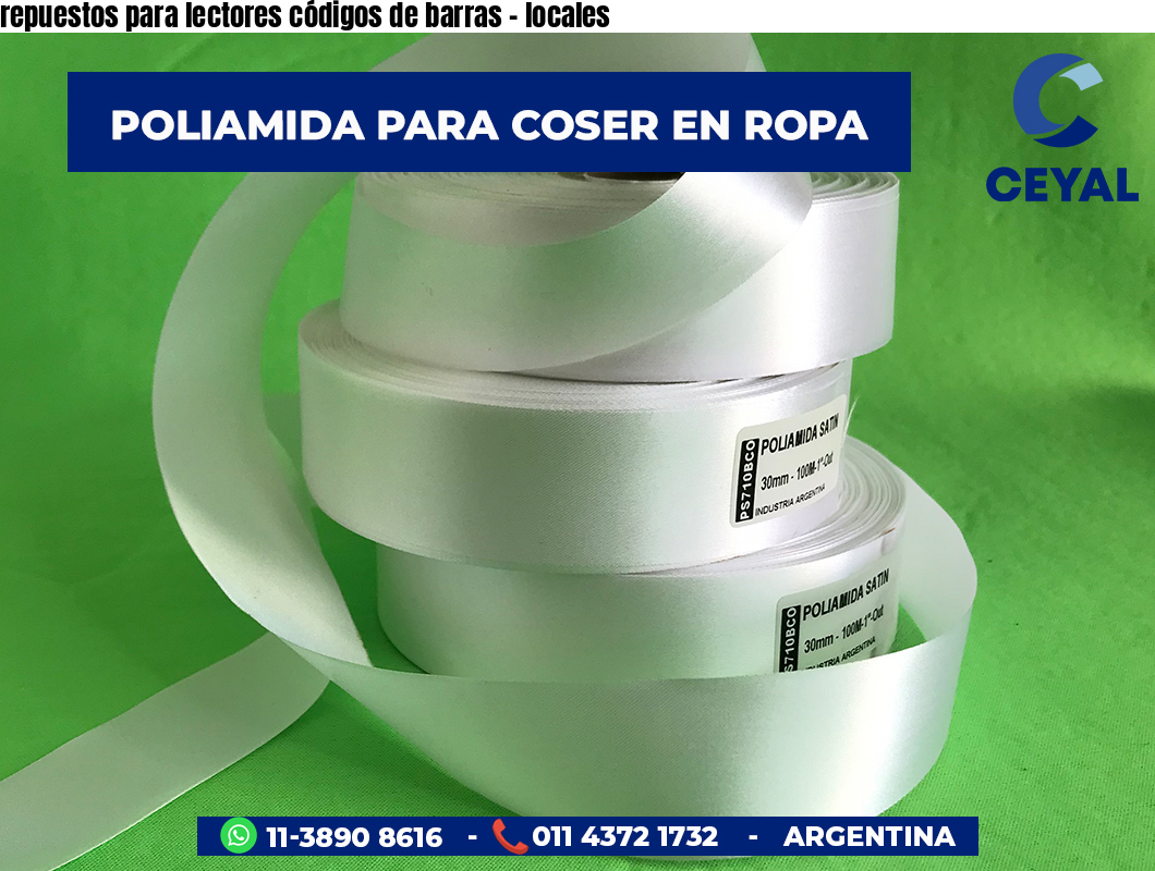 repuestos para lectores códigos de barras - locales