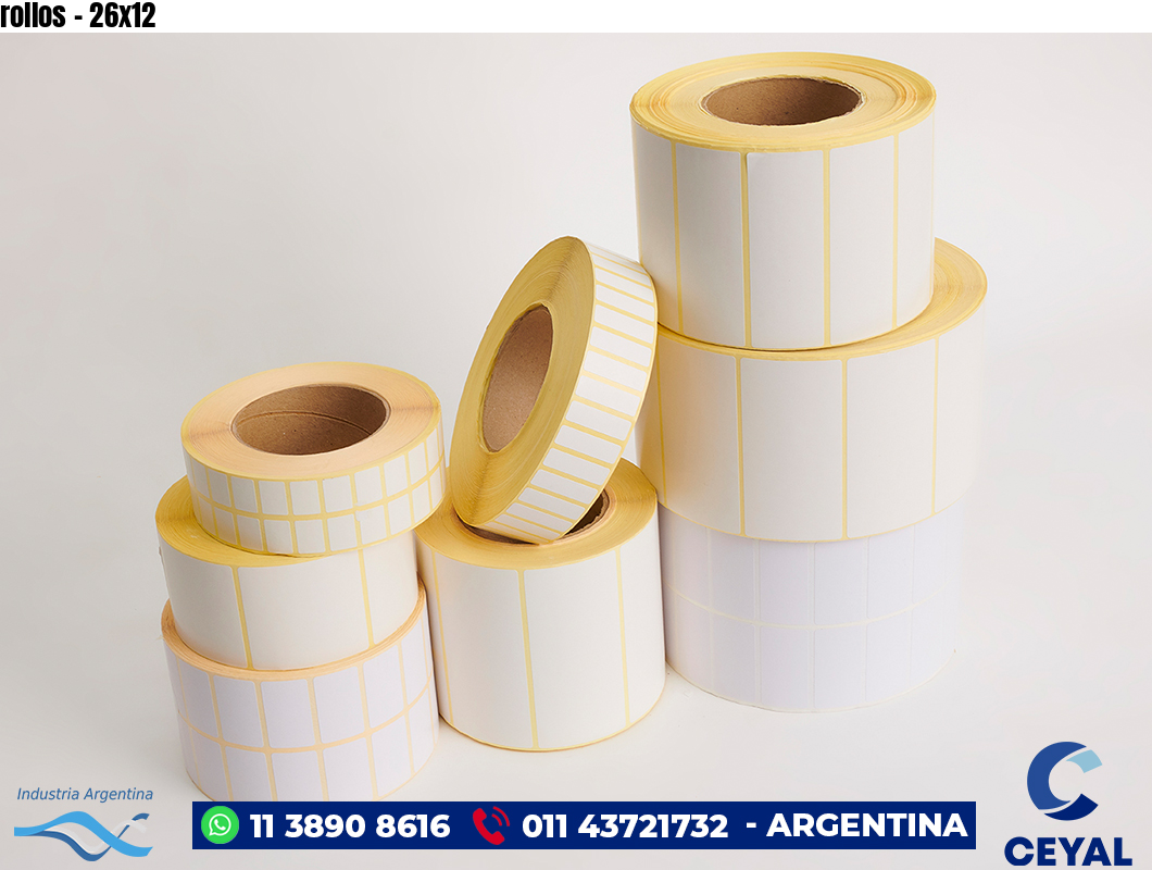 rollos - 26x12