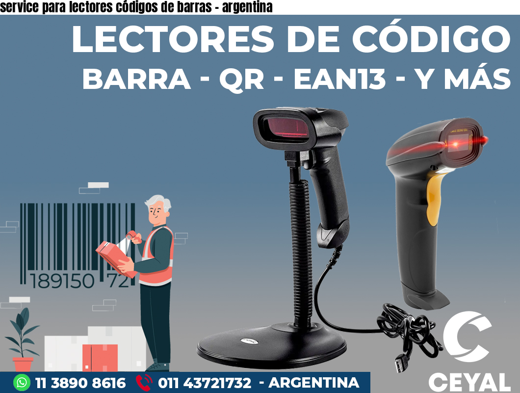 service para lectores códigos de barras – argentina