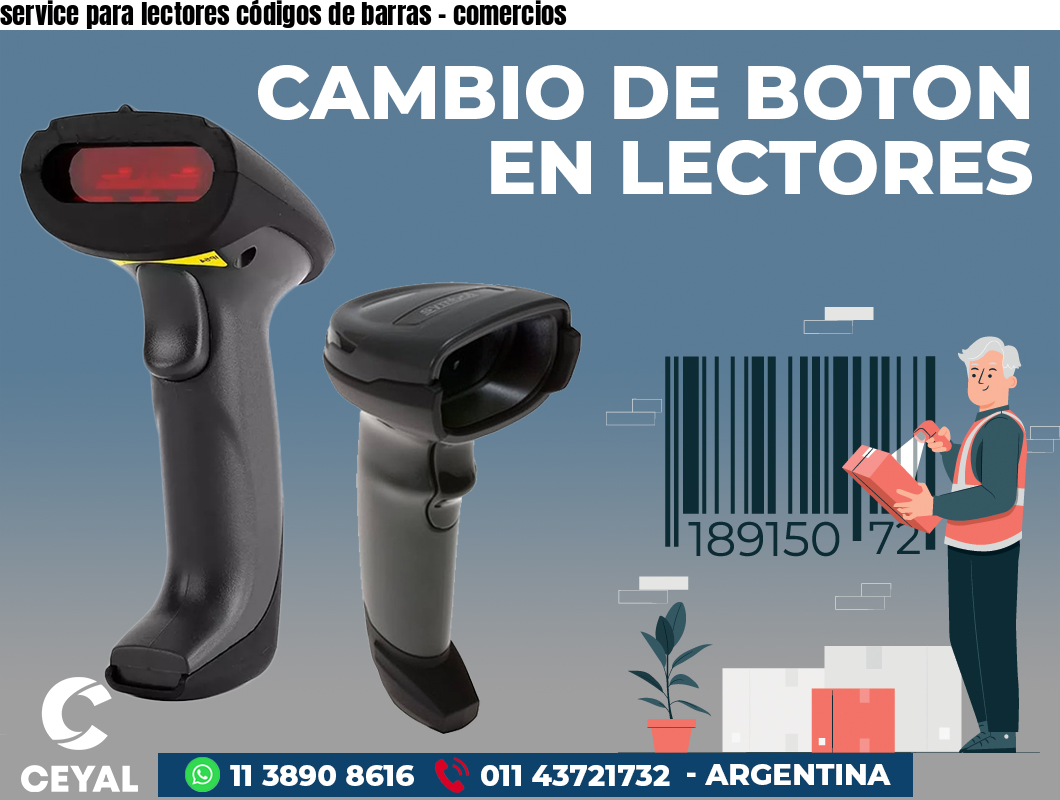 service para lectores códigos de barras – comercios