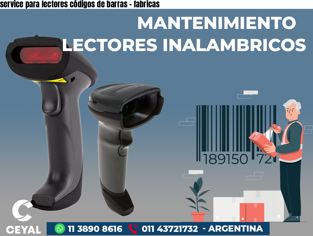 service para lectores códigos de barras – fabricas