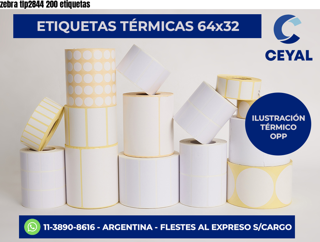 zebra tlp2844 200 etiquetas